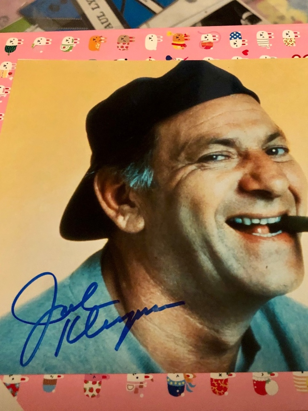 Jack klugman autograph hand signed authentic